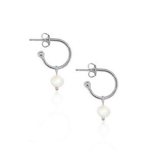 NWT Angela Freshwater Pearl Earrings // Sterling Silver